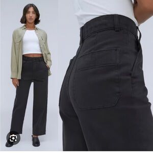 Everlane Wide Leg Organic Cotton Pants